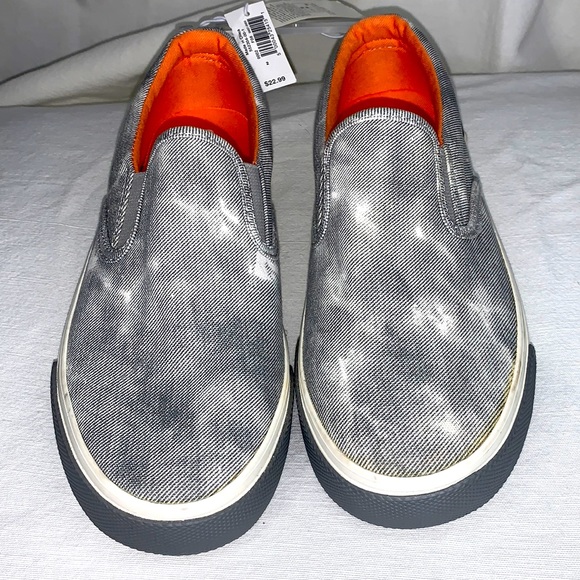 Old Navy Slip On Tie Dye Smoke Grey Youth Size 2 - Picture 2 of 6